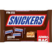 Snickers Chocolate Fun Size Candy Bars - Jumbo Bag