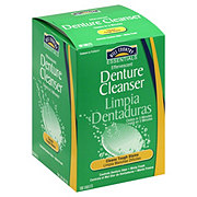 Hill Country Essentials Effervescent Denture Cleanser Minty Fresh Tablets