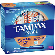 Tampax Pearl Tampons Trio Pack, Super/Super Plus/Ultra Unscented - Shop  Tampons at H-E-B