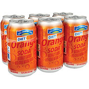 Hill Country Fare Diet Orange Soda 6 pk Cans