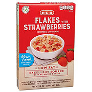 H-E-B Flakes & Strawberries Cereal