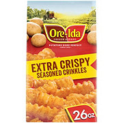 Ore-Ida Frozen Extra Crispy Seasoned Crinkles French Fried Potatoes