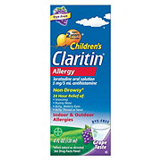 Claritin Children's 24 Hour Allergy Relief Liquid - Grape
