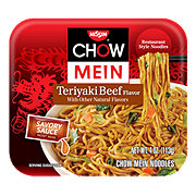 Nissin Chow Mein Teriyaki Beef Flavor Noodles