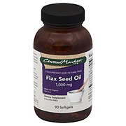 Central Market Flax Seed Oil 1000 mg Softgels