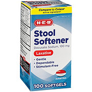 HEB Stool Softener Laxative 100 mg Softgels