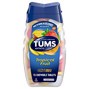 Tums Antacid Ultra Strength Chewable Tablets - Tropical Fruit