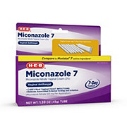 H-E-B Miconazole 7 Day Vaginal Yeast Infection Treatment