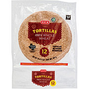H-E-B 100% Whole Wheat Flour Tortillas