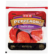 H-E-B Thick Pepperoni Slices