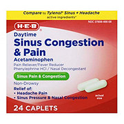 H-E-B Daytime Sinus Congestion & Pain Caplets