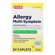 H-E-B Multi-Symptom Allergy Caplets - Cool Taste