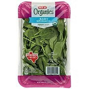 H-E-B Organics Fresh Baby Spinach - Texas-Size Pack