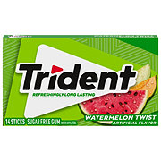 Trident Watermelon Twist Flavored Sugar Free Chewing Gum