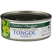 Central Market No Salt Added Chunk Light Tongol Tuna