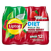 Lipton Diet Green Tea With Mixed Berry 16.9 oz Bottles