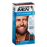 Just For Men Mustache & Beard Light-Medium Brown M-30 Brush-In Color Gel