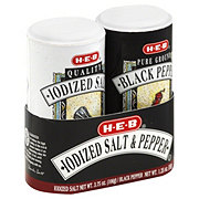 H-E-B Iodized Salt & Pepper Shaker