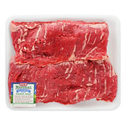 H-E-B Natural Beef Inside Skirt Steak Skinless Value Pack, USDA Choice