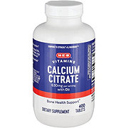 H-E-B Vitamins Calcium Citrate with Vitamin D3 Tablets - 630 mg