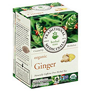Traditional Medicinals Organic Ginger Caffeine Free Herbal Tea Bags
