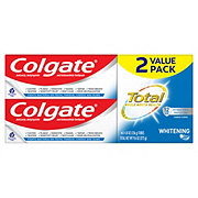 Colgate Total Whitening Gel Toothpaste, 2 Pk