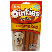 Hartz Oinkies Smoked Pig Skin Twists