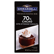 Ghirardelli 70% Cacao Extra Bittersweet Chocolate Premium Baking Bar
