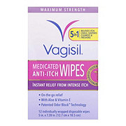 Vagisil Maximum Strength Anti-Itch Medicated Wipes