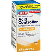 H-E-B Acid Controller Heartburn Prevention