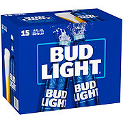 Bud Light Beer 16 oz Aluminum Bottles