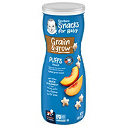 Gerber Snacks for Baby Grain & Grow Puffs - Peach