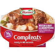 Hormel Compleats Homestyle Meatloaf & Gravy with Mashed Potatoes