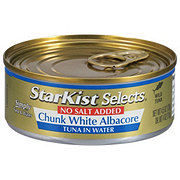 StarKist No Salt Added Chunk White Albacore Tuna in Water