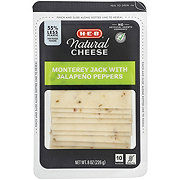 H-E-B Jalapeño Monterey Jack Sliced Cheese