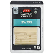 H-E-B Swiss Sliced Cheese