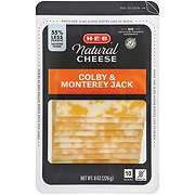 H-E-B Colby & Monterey Jack Sliced Cheese