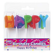 Culpitt Happy Birthday Letter Candles