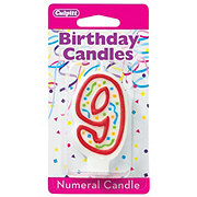 Culpitt Red Numeral "9" Birthday Candles