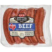 H-E-B Premium Beef Smoked Sausage Links - Texas-Size Pack