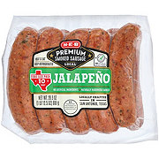 H-E-B Premium Smoked Sausage Links - Jalapeno - Texas-Size Pack