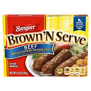 Banquet Brown ‘N Serve Fully Cooked Beef Sausage Links