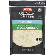 H-E-B Reduced Fat Low Moisture Part-Skim Mozzarella Shredded Cheese