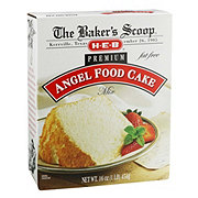 H-E-B The Baker's Scoop Premium Angel Food Cake Mix