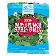 H-E-B Fresh Baby Spinach & Spring Mix