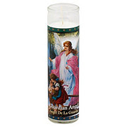 Reed Candle Guardian Angel Religious Candle - White Wax