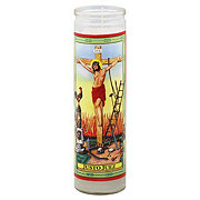 Reed Candle Justo Juez Religious Candle - White Wax