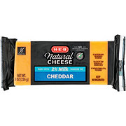 H-E-B Reduced Fat Cheddar Cheese