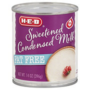 H-E-B Fat Free Sweetened Condensed Milk