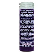 Brilux Ajo Macho Religious Candle - Purple Wax